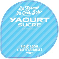 Opercule CRET JOLI 68.3 ALU SUCRE 2 couleurs scel PP/PS/PET gr.Vermiss