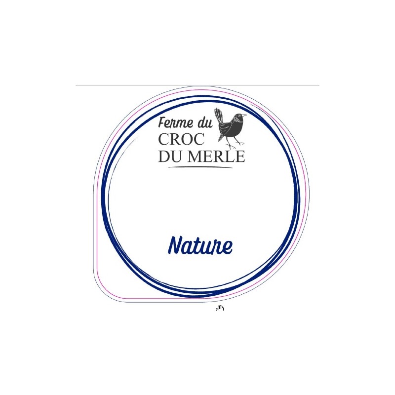 Opercule Croc du Merle 68.3 ALU Nature sc.PP/PS/PET gr.Verm 3cl