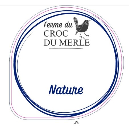 Opercule Croc du Merle 68.3 ALU Nature sc.PP/PS/PET gr.Verm 3cl