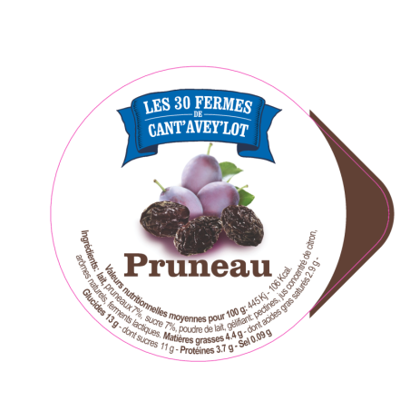Opercule CANT'AVEY'LOT' 68.3 ALU Bi-couche Pruneau 6cl