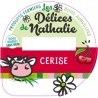 Opercule DELICES DE NATHALIE 68.3 ALU Cerise sc.PP/PS/PET 5 cl gr.Verm