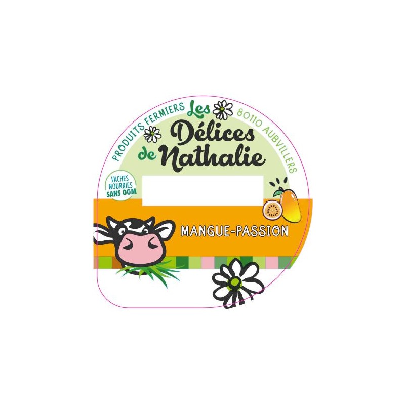 Opercule DELICES DE NATHALIE 68.3 ALU Mangue Passion sc.PP/PS/PET gr.V