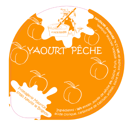 Opercules FROM.MAURICE 68.3 ALU Purée Pêche