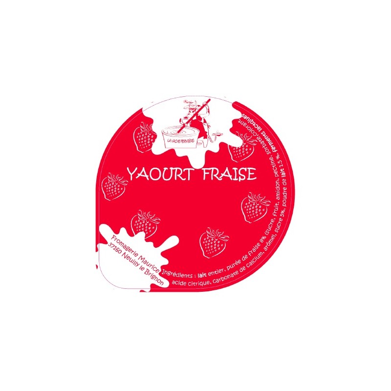 Opercules FROM.MAURICE 68.3 ALU Purée Fraise 2cl