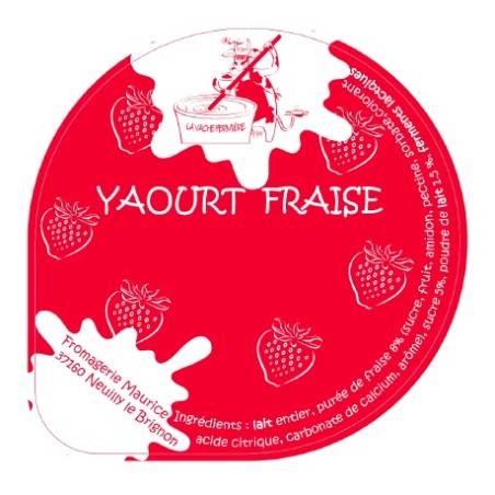 Opercules FROM.MAURICE 68.3 ALU Purée Fraise 2cl