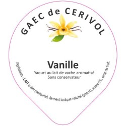 Opercule CERIVOL 68.3 ALU Vanille 5 coul. scelPP/PS/PET gr.Vermisseau