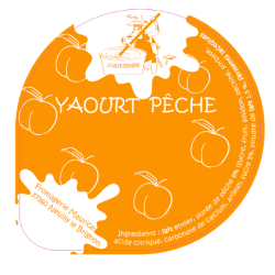 Opercules FROM.MAURICE 68.3 ALU Purée Pêche