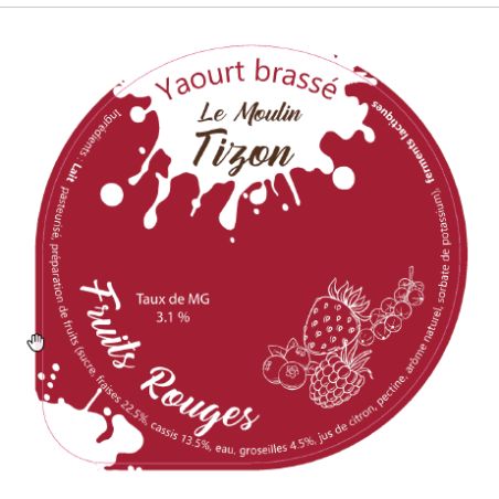 Opercules Gaec des Mezerais 68.3 Alu Brassé Fruits Rouges 3 cl