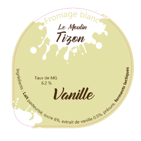 Opercules Gaec des Mezerais 68.3 Alu Fromage Blanc Vanille 3CL