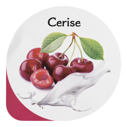 Opercules Ø68.3mm Aluminum imprimés Gourmandise Cerise