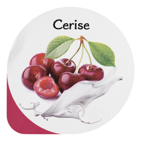 Opercules Ø68.3mm Aluminum imprimés Gourmandise Cerise