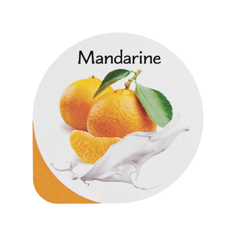 Opercules Ø68.3mm Aluminum imprimés Gourmandise Mandarine