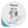 Opercules Ø68.3mm Aluminum imprimés Gourmandise Nature Bidon