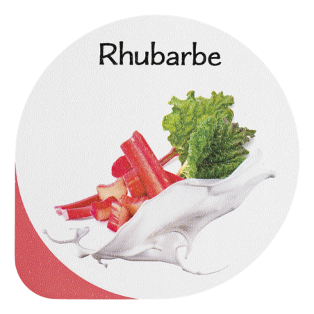 Opercules Ø68.3mm Aluminum imprimés Gourmandise Rhubarbe