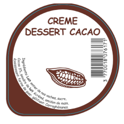Opercules HAUTS PRES 68.3 ALU Cacao sc.PP/PS/PET 3cl gr.Vermisseau