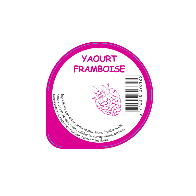 Opercule HAUTS PRES 68.3 ALU Framboise sc.PP/PS/PET 3cl gr.Vermisseau