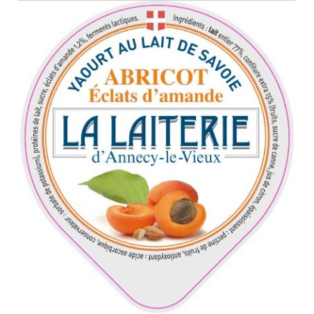 Opercule LAITERIE ANNECY abricot amande 68.3 - quadri