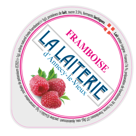 Opercule LAITERIE ANNECY framboise 68.3 5cl V3