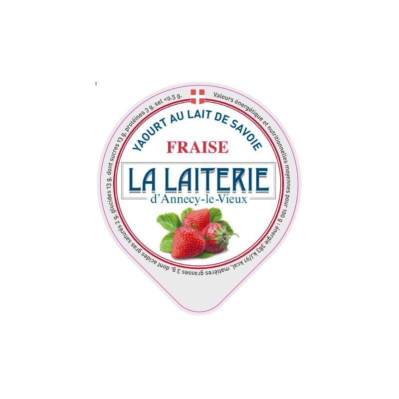 Opercules LAITERIE ANNECY 68.3 ALU fraise - quadri