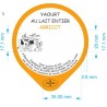 Opercules LAIT P'TITS LOUPS 68.3 ALU Abricot 3 cl