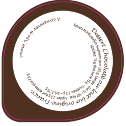 Opercules LA TOURETTE 68.3 ALU dessert chocolaté 2 couleurs