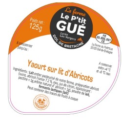 Opercule P'tit Gué 68.3 ALU Abricot Version 2 - 3cl