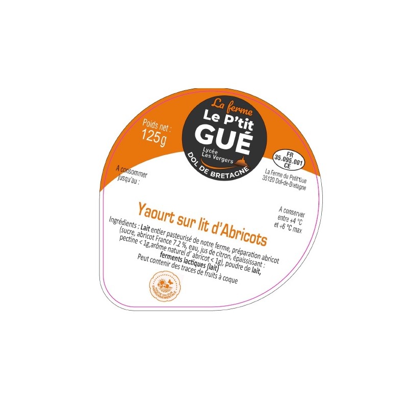 Opercule P'tit Gué 68.3 ALU Abricot Version 2 - 3cl