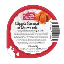 Opercules FERME TOUT VENT 68.3 ALU Crème Dessert liégeois Caramel 5c