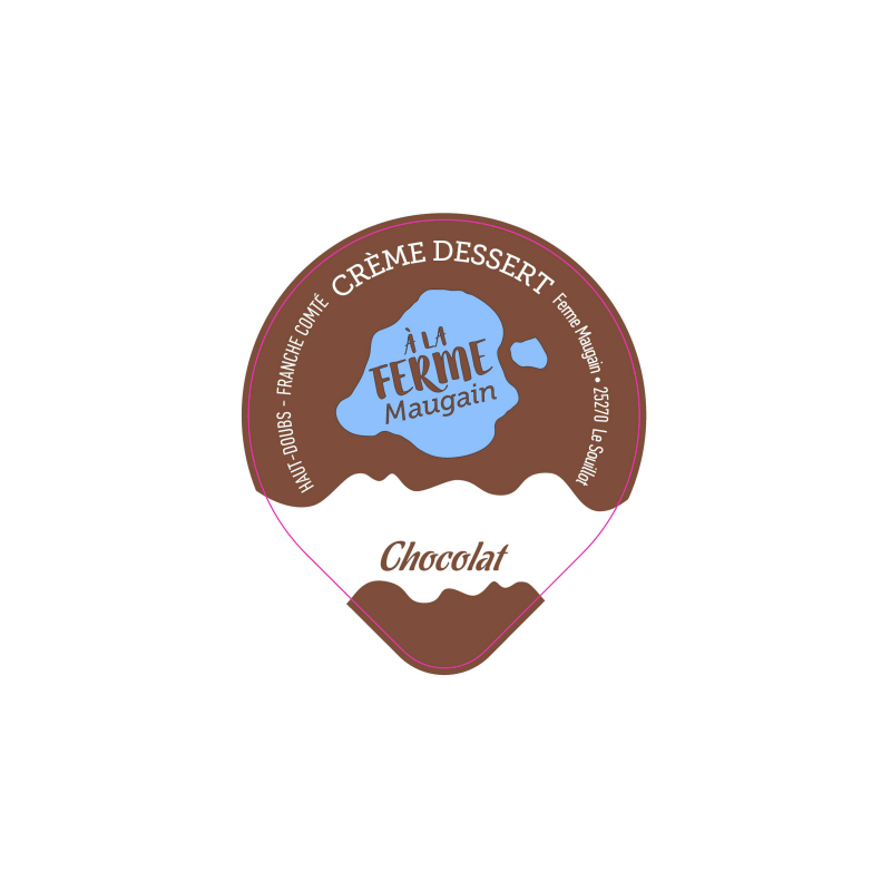 Opercules MAUGAIN 2 68.3 ALU Dessert Chocolat - 3cl