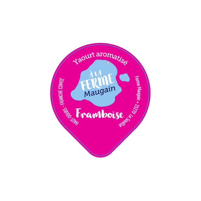Opercule MAUGAIN 2 ALU 68.3 aromatisé Framboise 5 CL
