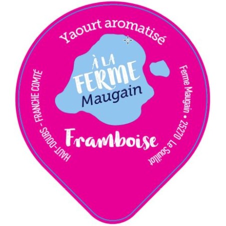 Opercule MAUGAIN 2 ALU 68.3 aromatisé Framboise 5 CL