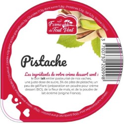 Opercules FERME TOUT VENT 68.3 ALU Crème Dessert Pistache 5cl Scel. P