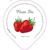 Opercules Maison du Fromage 68.3 ALU Fraise Bio 5 cl