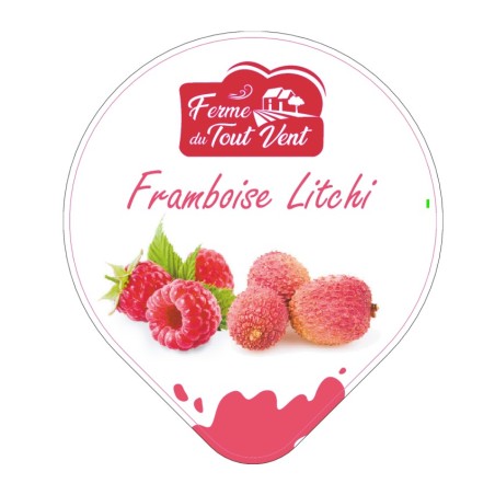 Opercules FERME TOUT VENT 68.3 ALU Yaourt FrambLitchi 5cl Scel.PP/PS G