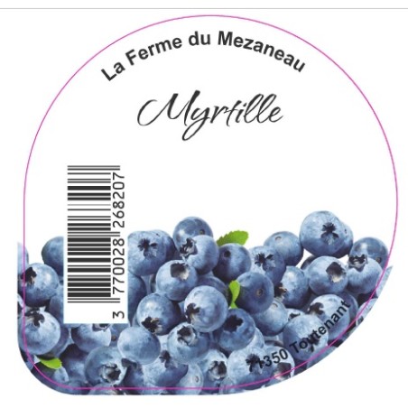 Opercule FERME DU MEZANEAU 68.3 ALU Myrtille sc.PP/PS/PET gr.Verm 5cl