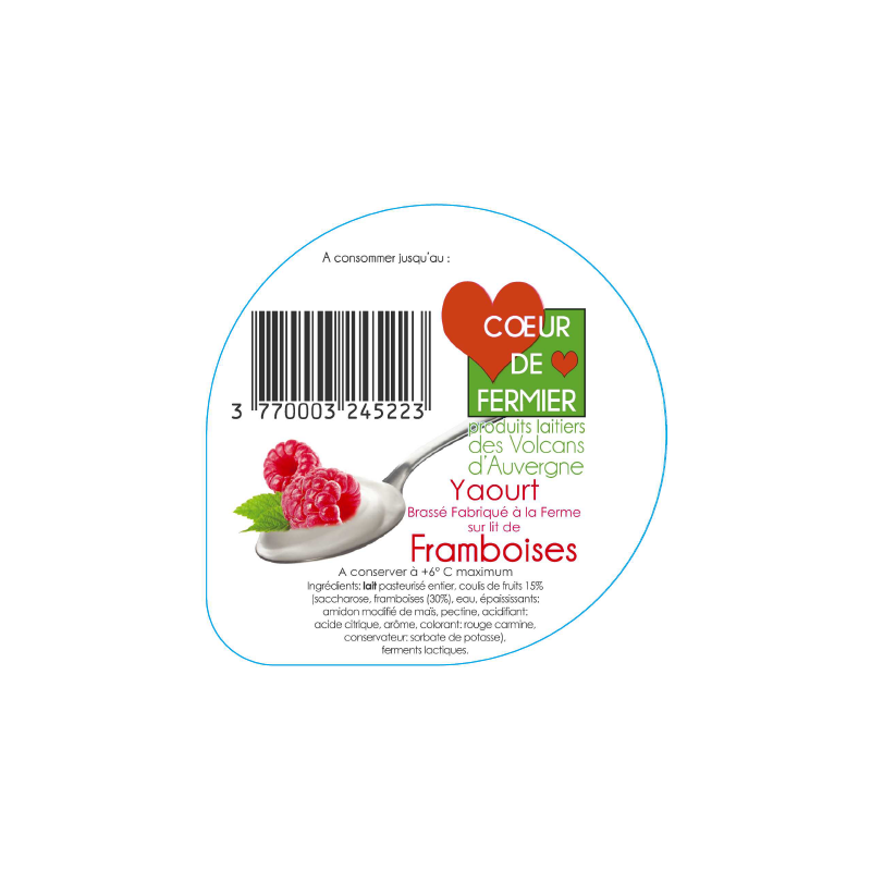 Opercules PUY BANSON 68.3 ALU brassé framboises lang scell.PP gr. ver