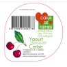 Opercules PUY BANSON 68.3 ALU Cerise languette scell.PP gr. verm. 6 cl
