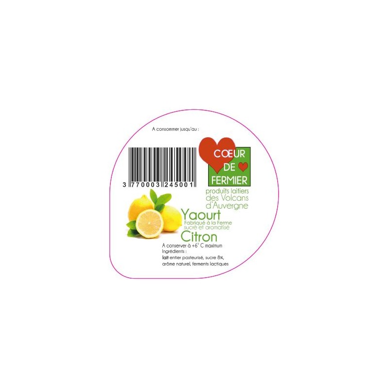 Opercules PUY BANSON 68.3 ALU Citron languette scell.PP gr. verm. V4 6