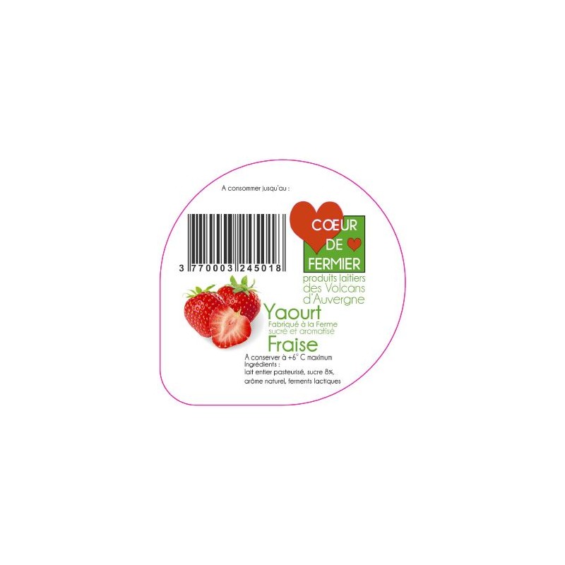 Opercules PUY BANSON 68.3 ALU Fraise languette scell.PP gr. verm. V3 6