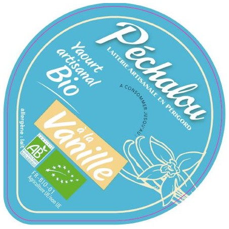 Opercule PECHALOU 68.3 ALU bio vanille V2 - 5 coul.