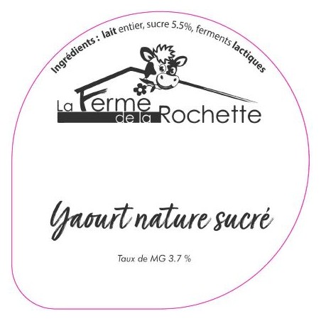 Opercules Ferme de la ROCHETTE Ø68.3 Alu Nature Sucré 2CL