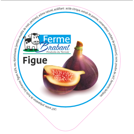 Opercule Ferme Brabant 68.3 ALU Figue sc.PP/PS/PET gr.Verm 5cl