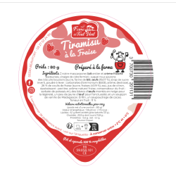 Opercules FERME TOUT VENT 95.5 ALU mousse ChTiramisu Fraise 4cl Scel.