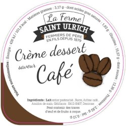 Opercules ST ULRICH 68.3 ALU crème dessert café V2 3 cl