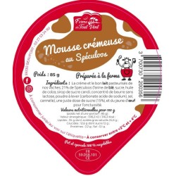 Opercules FERME TOUT VENT 95.5 ALU mousse spéculoos 4cl Scel. PP/PS V