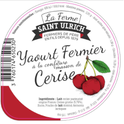 Opercules ST ULRICH 68.3 ALU cerise griotte 5 cl code barre