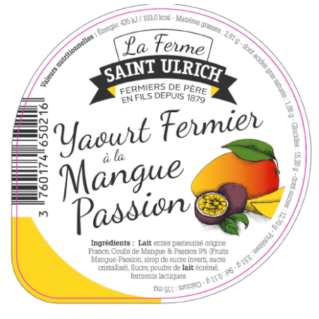 Opercules ST ULRICH 68.3 ALU mangue passion 5 cl code barre