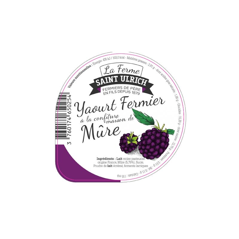 Opercules ST ULRICH 68.3 ALU mûre 5 cl code barre