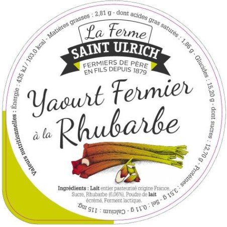Opercules ST ULRICH 68.3 ALU rhubarbe 5 cl