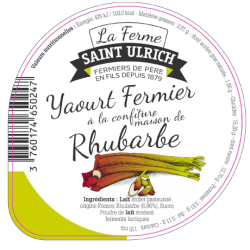 Opercules ST ULRICH 68.3 ALU rhubarbe 5 cl code barre